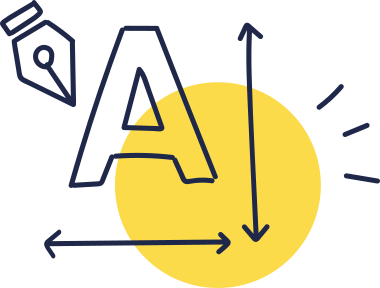 Pictogramme représentant la création de logo par Alexandre De Sousa.